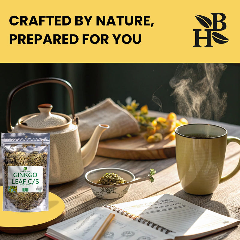 [Australia] - Ginkgo Leaf Cut and Sifted ‚Äì 4oz, Wildcrafted Ginkgo Biloba Tea Leaves, Ginko Biloba Leaves for Infusions and Extracts Cut & Sifted 