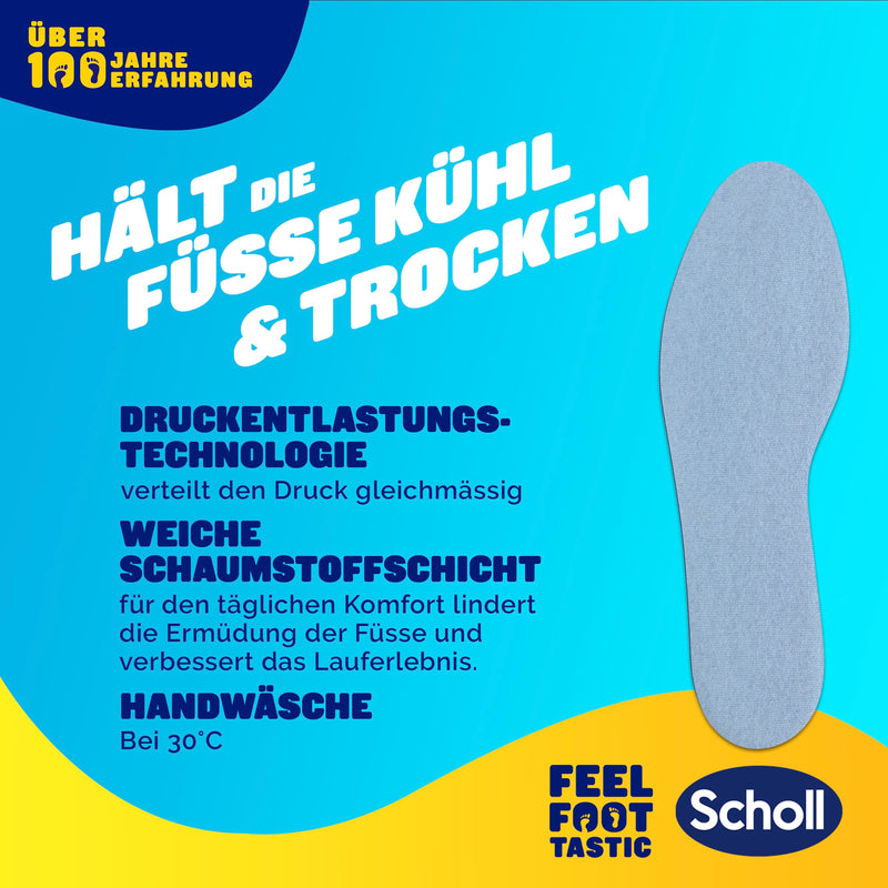 [Australia] - Scholl shock absorbing insoles, extra thin, 1 pair 