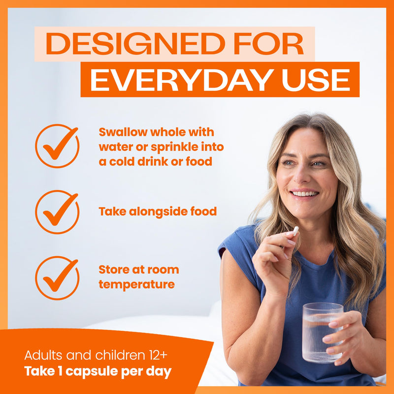 Bio-Kult Boosted Extra Strength Probiotic Supplement – 14 Live Bacterial Strains with Vitamin B12 | Gut Health & Digestive Support | Suitable for Travel, Antibiotics & Pregnancy | 60 Capsules