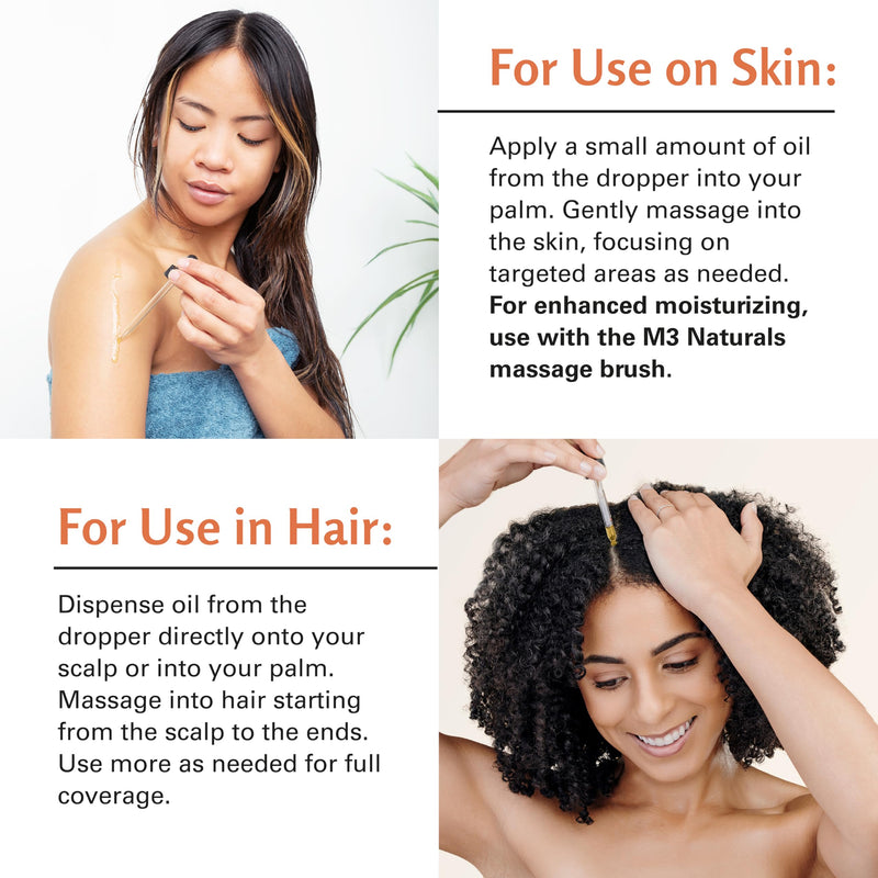 [Australia] - M3 Naturals Batana Oil for Hair Growth & Skin ‚Äì Dr. Sebi 100% Pure, Unrefined & Cold-Pressed from Honduras ‚Äì For Thicker Hair, Stronger Strands & Smoother Skin ‚Äì Vegan, Non-GMO ‚Äì 2 FL OZ Batana Oil 1 Pack 