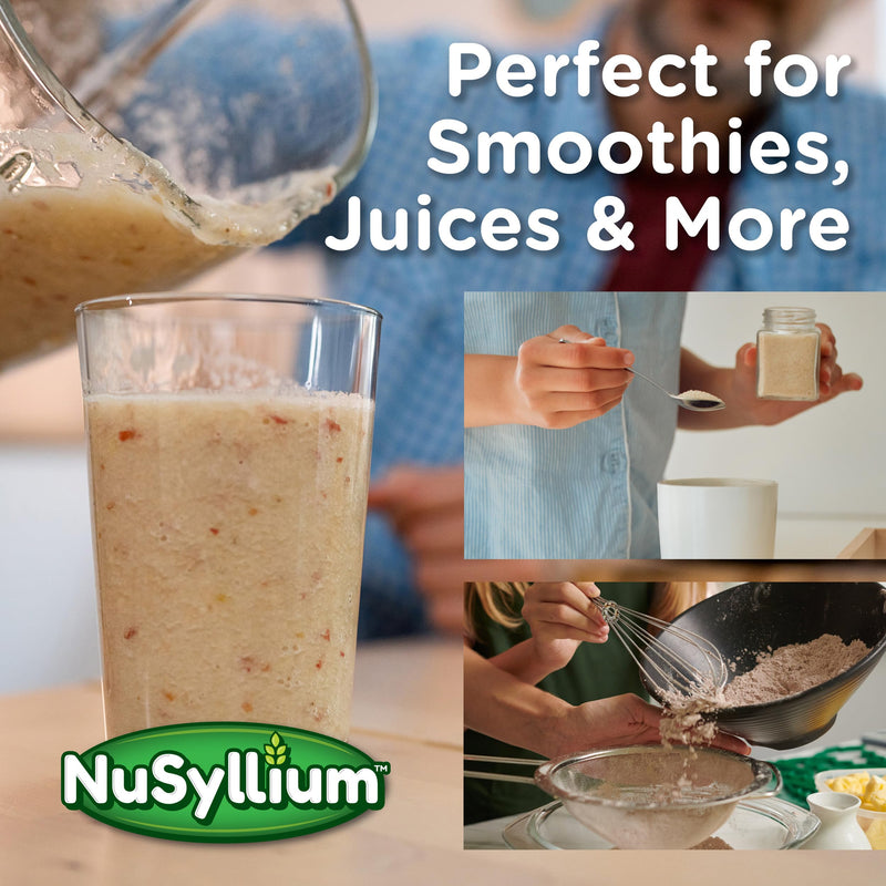 [Australia] - NuSyllium Psyllium Husk Powder USDA Organic, 21 Oz, Dietary Fiber Supplement with Brown Sugar, Helps Promote Digestive Health* Unflavored, 85 Servings 1.31 Pound (Pack of 1) 