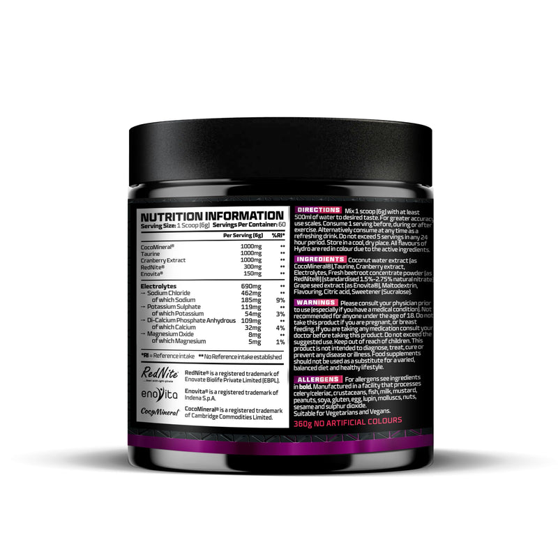 Beast Hydro Electrolytes Powder 60 Servings Keto Electrolyte Drinks for Hydration - Sugar Free with Potassium, Magnesium & More - 360g Beastberry