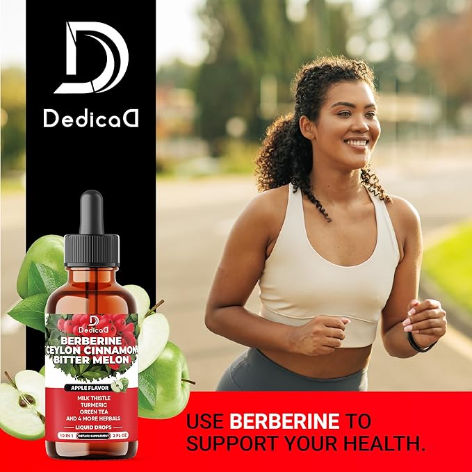 [Australia] - Berberine with Ceylon Cinnamon - Berberine Supplement Liquid Drops with Bitter Melon Extract, Turmeric, Chromium, Gymnema, Moringa, AMPK Activator for Digestion System, Immune Health Support, 2 fl oz 2 Fl Oz (Pack of 1) 