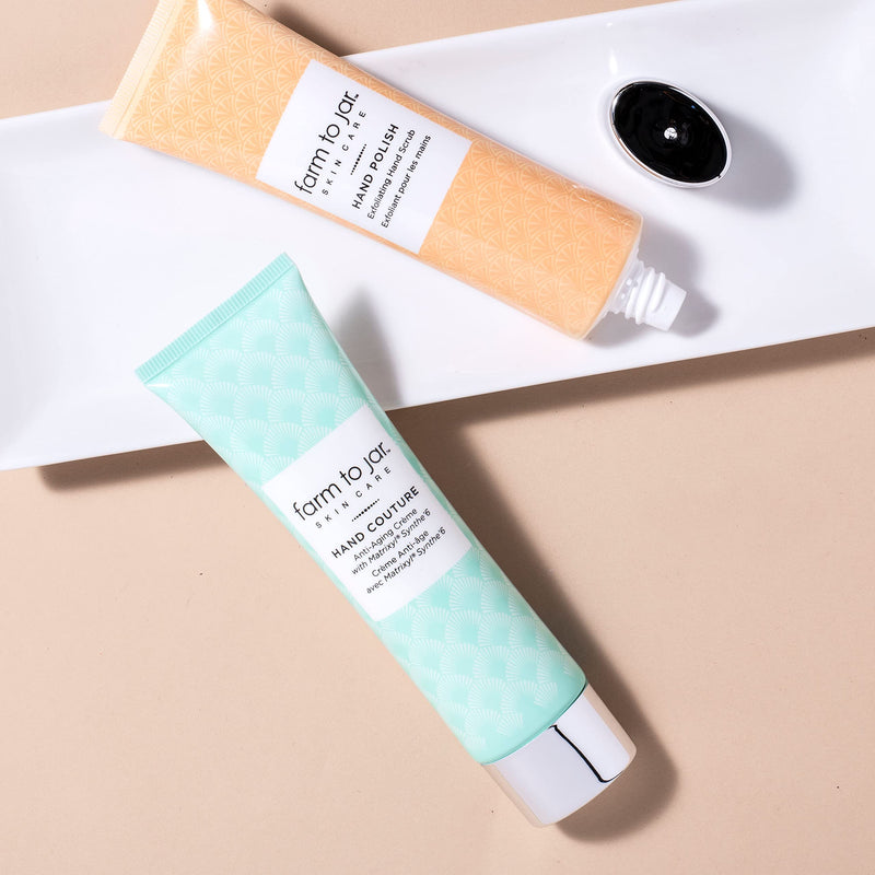 [Australia] - Aloette Hand Polish Exfoliating Hand Scrub, Buffs Away Dead Skin Cells, Exfoliates Skin, Aloe & Shea Butter, Cruelty Free, 2 Oz, Clear 