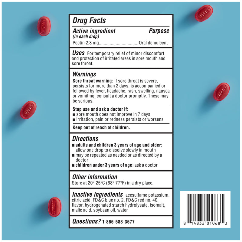 [Australia] - Luden's Sore Throat Relief Lozenges for Minor Everyday Irritation & Dry Mouth, Sugar Free Wild Cherry Flavored Drops, 75 Count Sugar-Free Wild Cherry 75 Count (Pack of 1) 