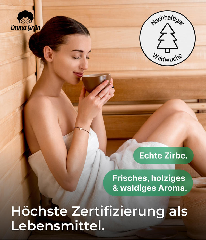 [Australia] - Emma Grün® Organic Stone Pine Oil [100% NATURALLY PURE] - Real Stone Pine Oil 30ml from Alpine Wild Growth - FOOD QUALITY - Pure Natural Essential Oil - Woody Stone Pine Oil for Diffuser & Sauna Stone Pine 30 ml (Pack of 1) 
