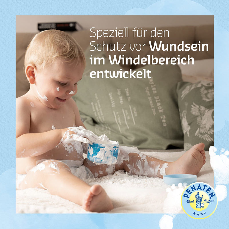 [Australia] - PENATEN wound protection cream, soothing baby wound protection cream with zinc oxide for protection in the diaper area (1 x 200ml) (pack of 4) 200 ml (pack of 4) 