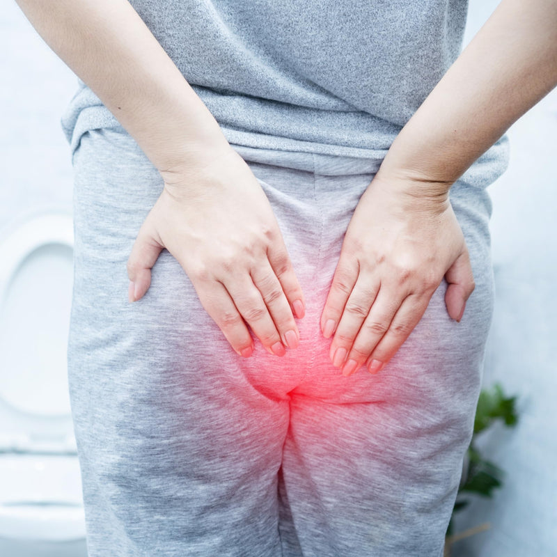 Iconikal Latex-Free Inflatable Ring Cushion Donut Pillow, 14-Inch Diameter, Blue