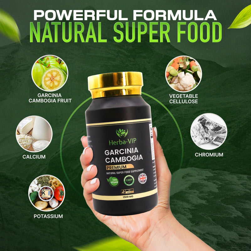 Apple Cider Vinegar with Cayenne Pepper, Turmeric & Ginger Root + Garcinia Cambogia with Calcium, Potassium, Chromium, etc. - UK Formulated Food Supplements Capsules – Both Vegan & Vegetarian Suitable