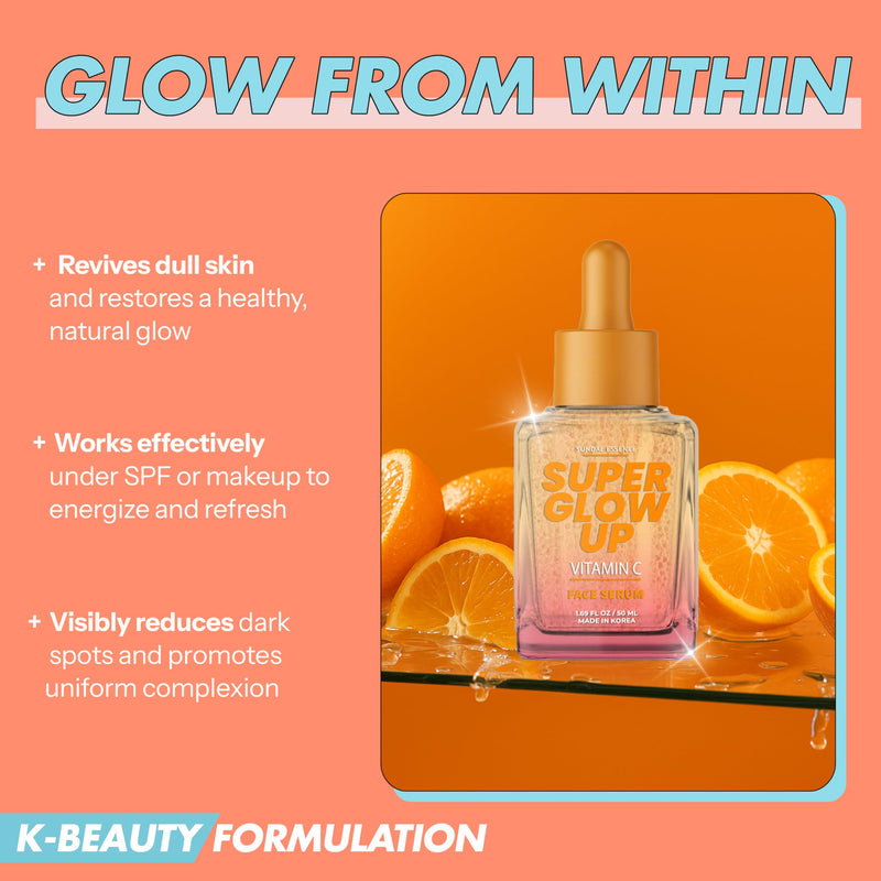 Vitamin C Face Serum – Dermatologist-Tested, Anti-Aging, Brightens & Evens Skin Tone – Hydrating & Revitalizing Korean Skin Care – Vegan, Paraben-Free, Clean Beauty – 1.69 Fl. Oz Vitamin C