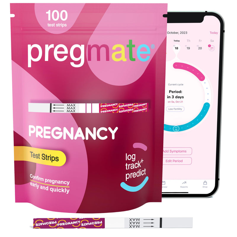 Pregmate 100 Pregnancy Test Strips (100 Count)