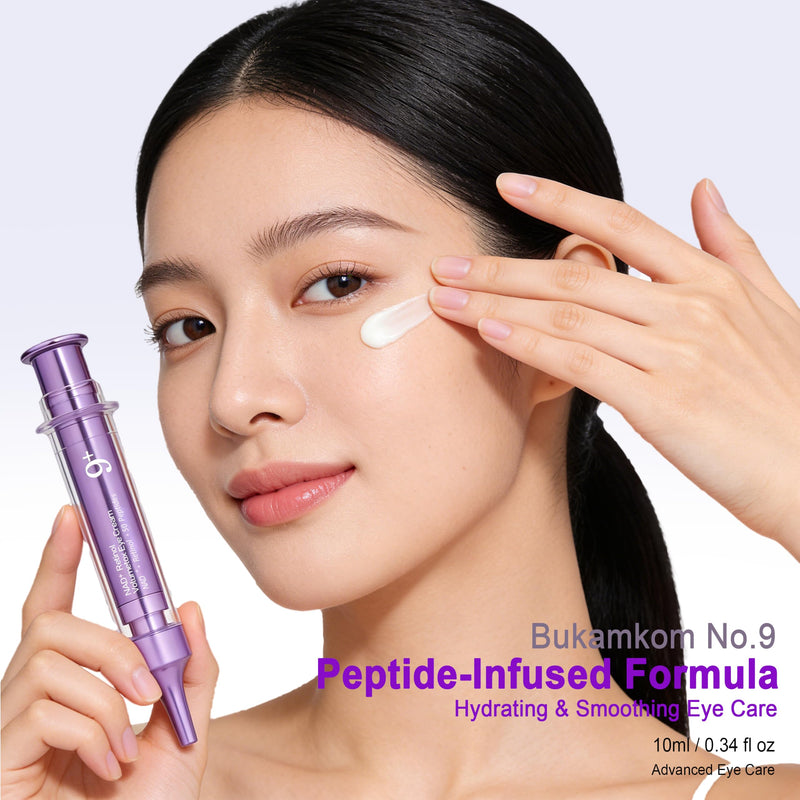 No.9 NAD+ Retinol & Vitamin C Eye Cream - Anti-Aging Care for Fine Lines, Dark Circles & Puffiness, Peptide-Infused Formula, 10ml(0.33 fl oz)