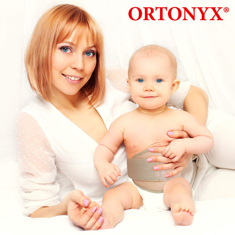 ORTONYX Baby Umbilical Hernia Belt - OX350 M (8-10") Beige