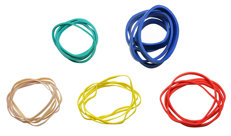 [Australia] - CanDo 10-1855 Hand Exerciser, Additional Latex Free Bands, 5 Pack Set 25 Bands Only Latex-Free 