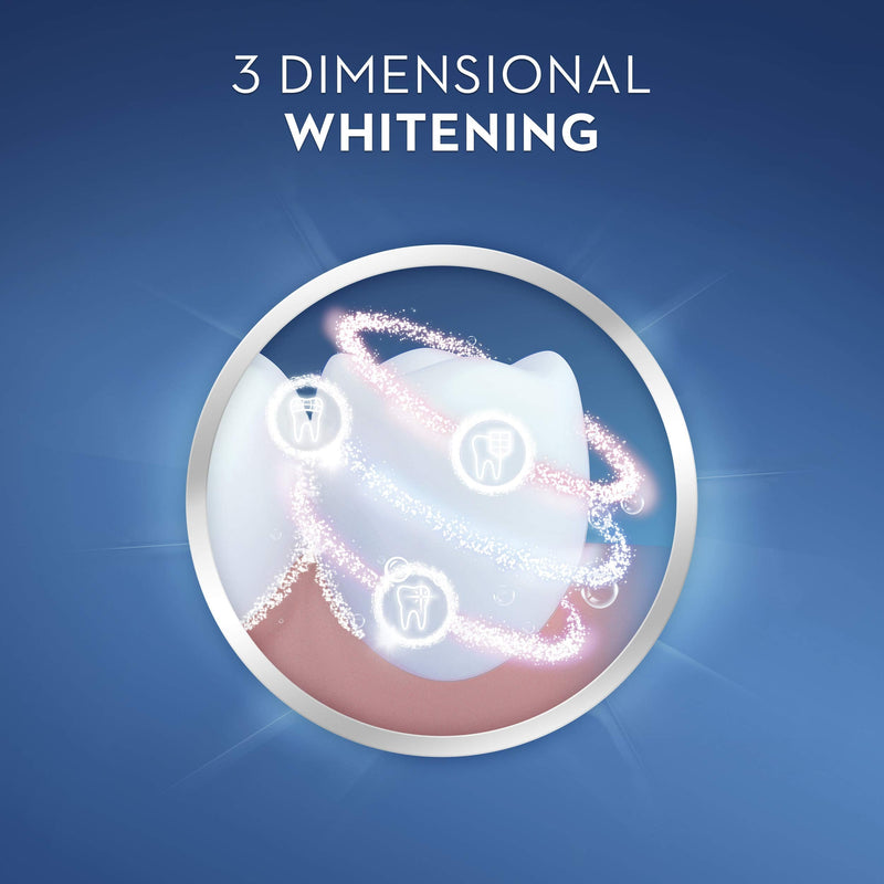 [Australia] - Crest White Intense Whitening Toothpaste, Luminous Mint, Pack of 4 