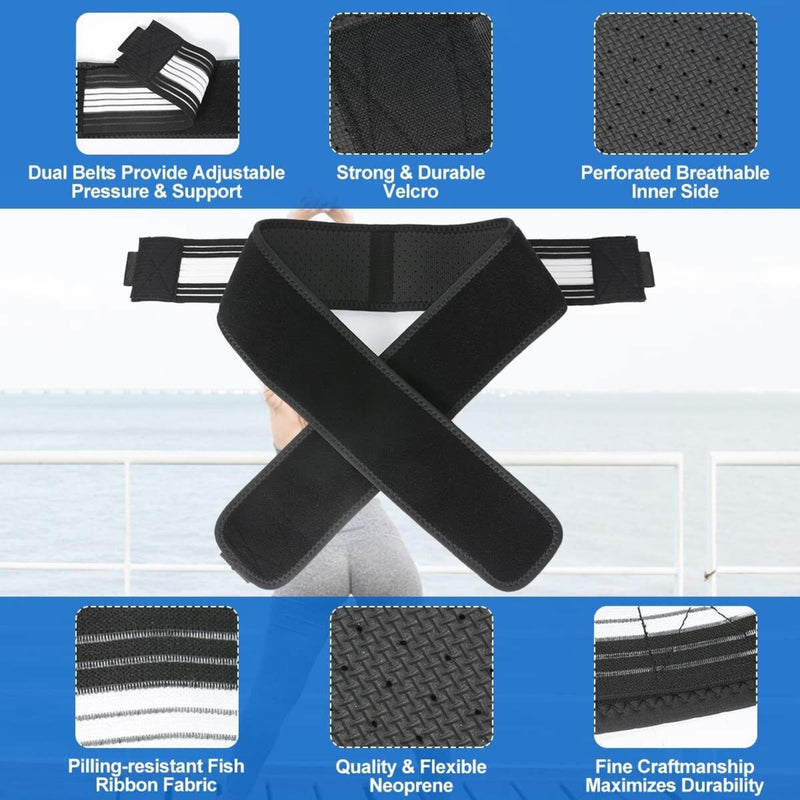 Sciatica Pain Relief Back Brace for Lower Back Pain | SI Belt Sacroiliac Hip Back Support Belt for Women and Men | Sciatic, Pelvic, Lower Back, Leg and Sacral Nerve Pain Relief Device (Regular) Medium 1