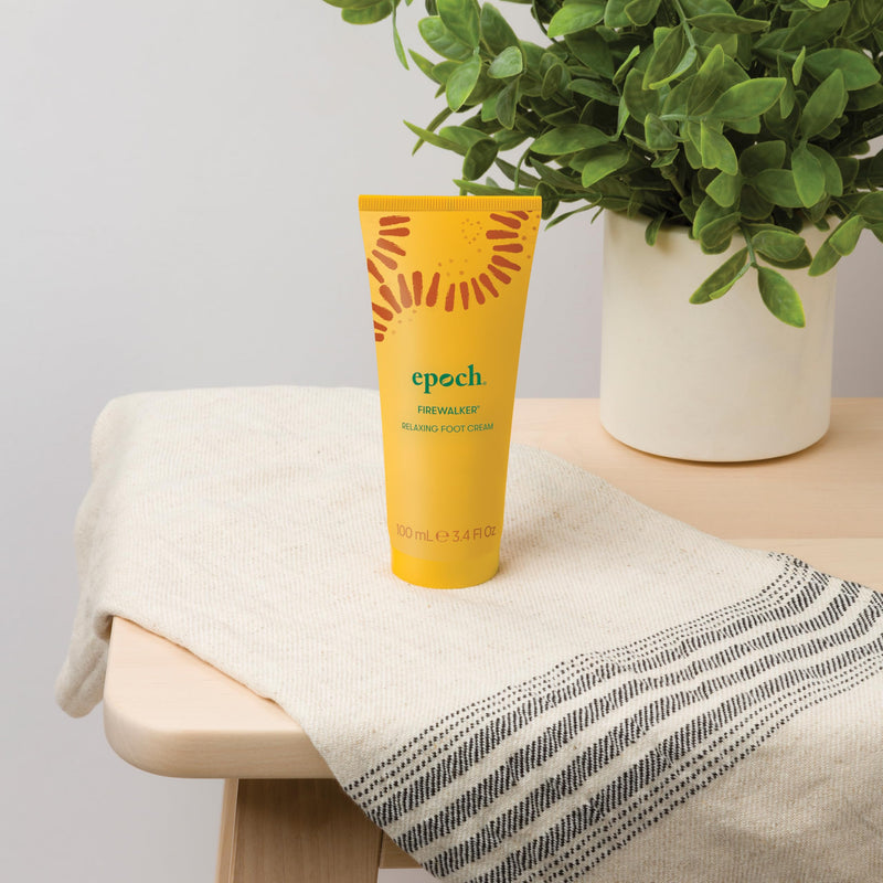 Nu Skin Epoch Firewalker Foot Cream | Hawaiian Ti Leaf | 3.4 Fl Oz | 1 Pack | Babassu Oil moisturizes and softens skin | Ideal for daily foot care and travel 3.4 Fl Oz (Pack of 1)