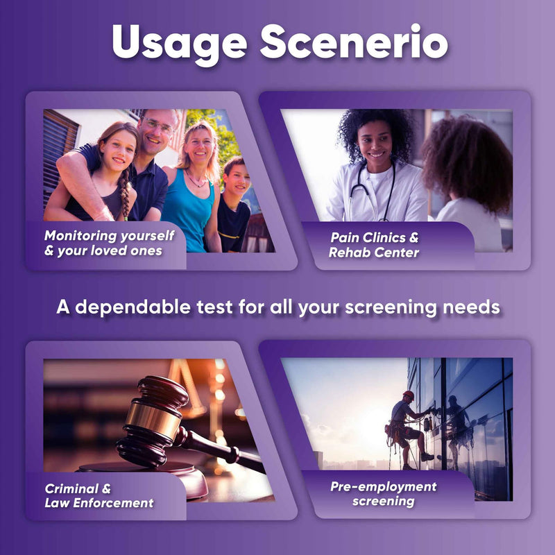 [Australia] - Prime Screen [5 Pack] 6 Panel Urine Drug Test Kit (THC-Marijuana, BZO-Benzos, MET-Meth, OPI, AMP, COC), WDOA-264 5 Count (Pack of 1) 