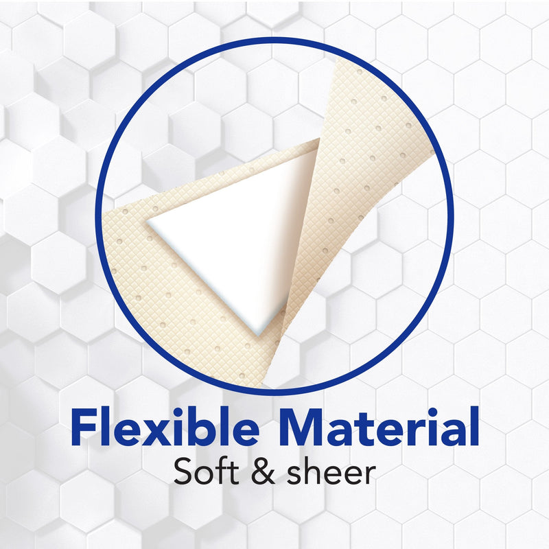 [Australia] - All Health Antibacterial Sheer Adhesive Pad Bandages, 3 in x 4 in, 30 ct | Helps Prevent Infection, Extra Large Comfortable Protection for First Aid and Wound Care 30 Count (Pack of 1) 