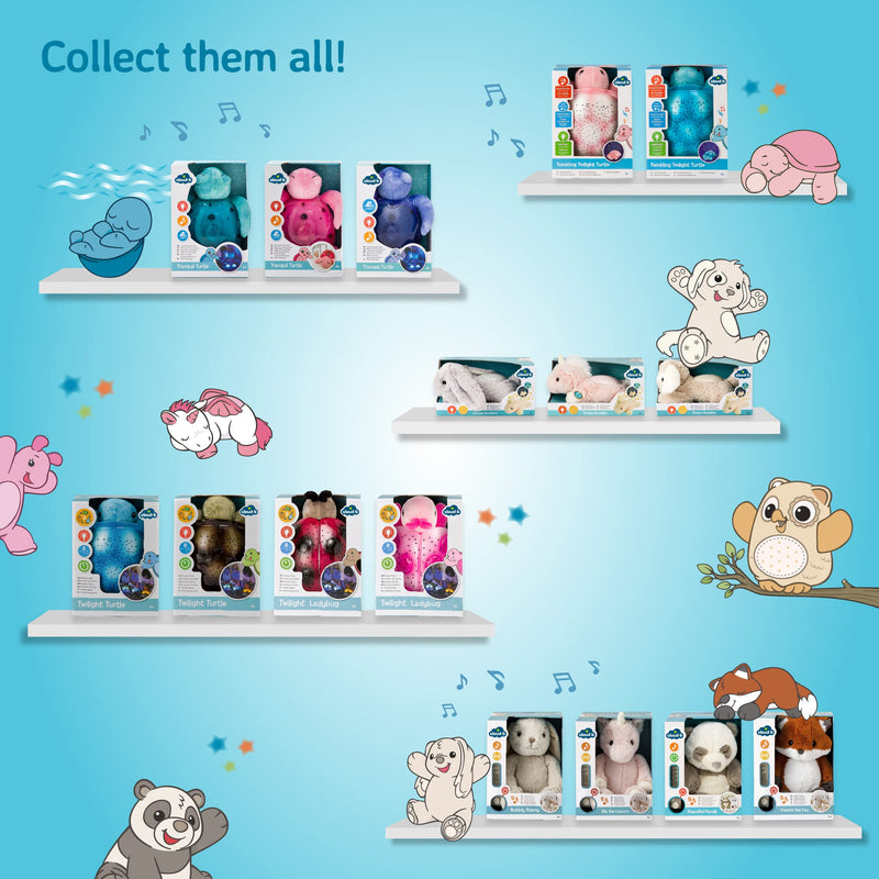 [Australia] - Cloud b Calming Mini Nightlight Star Projector | Gentle Brightness | 3 Colors | 1 Constellation | Auto-Shutoff | Dream Buddies Benny The Bunny 