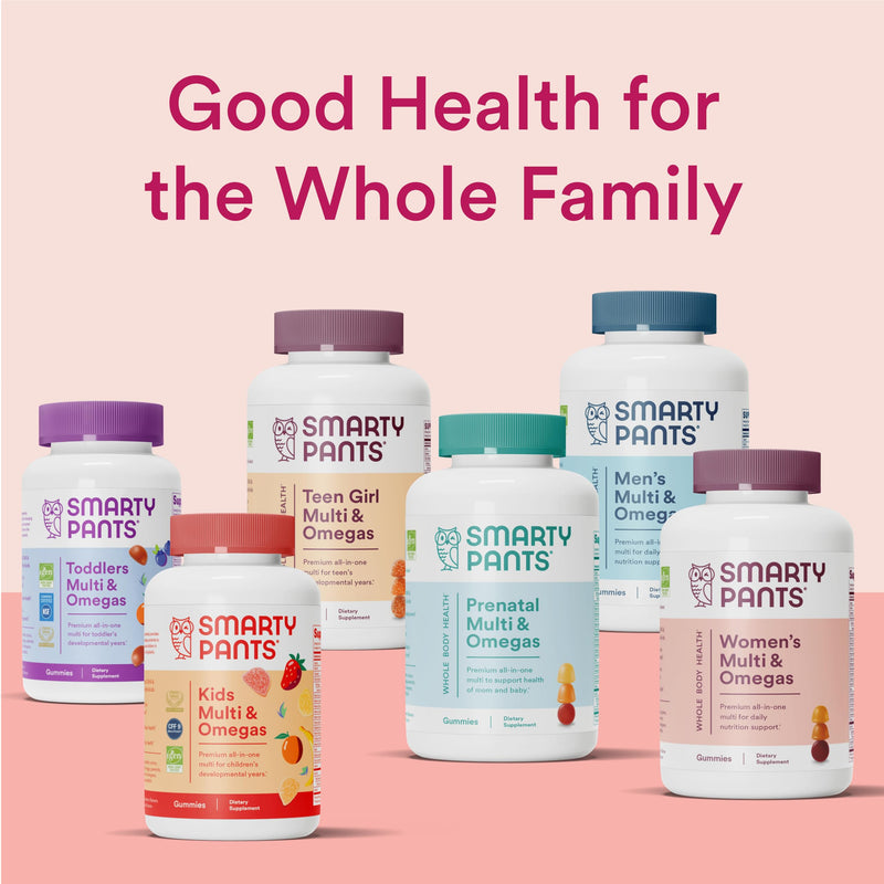 [Australia] - SmartyPants Men's & Women's Probiotic Immunity Gummies: Prebiotics & Probiotics for Digestive Health & Immune Support Supplement, Gluten Free, Vegan, Strawberry Crème Flavor, 60 Count (30 Day Supply) Probiotic - Strawberry Crème 