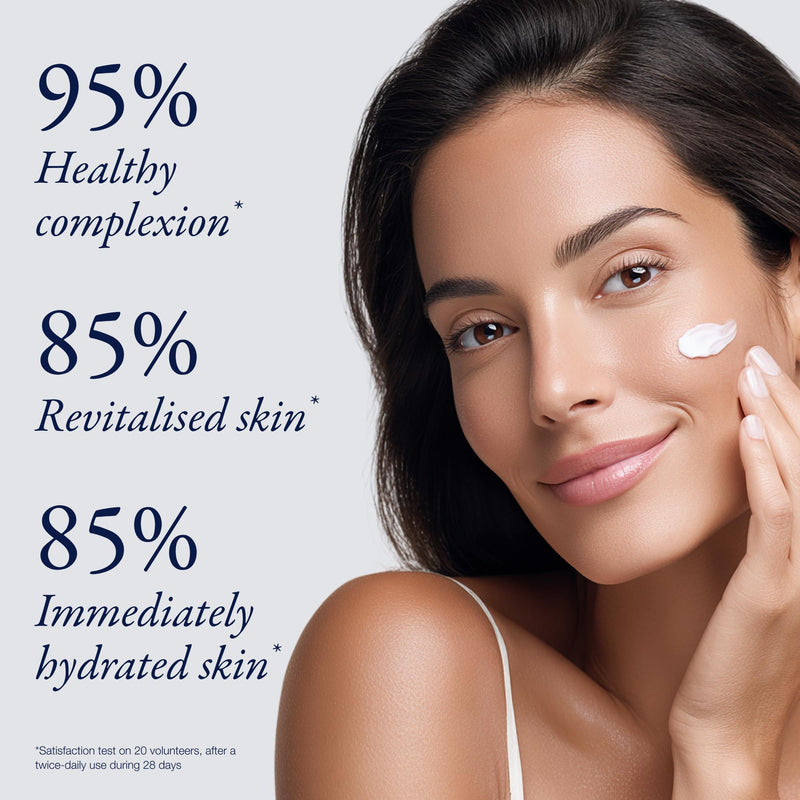Phytomer Hydracontinue Radiance Energizing Face Moisturizer (50 ml) | Lightweight Daily Cream Provides Restoring Moisture to Dry Skin, With Weaving Algae, Sea Buckthorn, & Vitamins B5, E, F