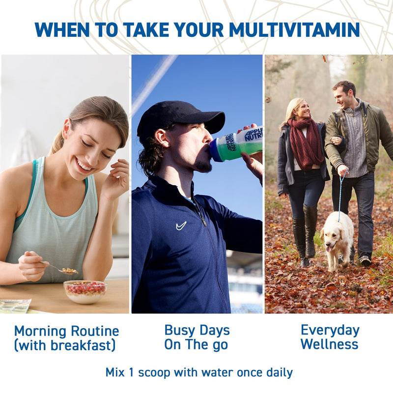 Applied Nutrition Solutions Multivitamin Powder - Daily Multivitamin Drink with Essential Vitamins & Minerals, Energy Immune & Wellness Support Zero Sugar (150g - 30 Servings) (Mixed Berries) Mixed Berries 150 g (Pack of 1)
