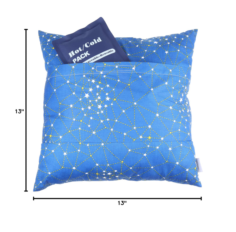 [Australia] - rainbowstar Hysterectomy Tummy Pillow with Pocket for Cervical Cancer Abdominal Surgery Abdomen Healing Protector Hernia Repair Organ Transplants C-Section Recovery Support Cobalt Blue 