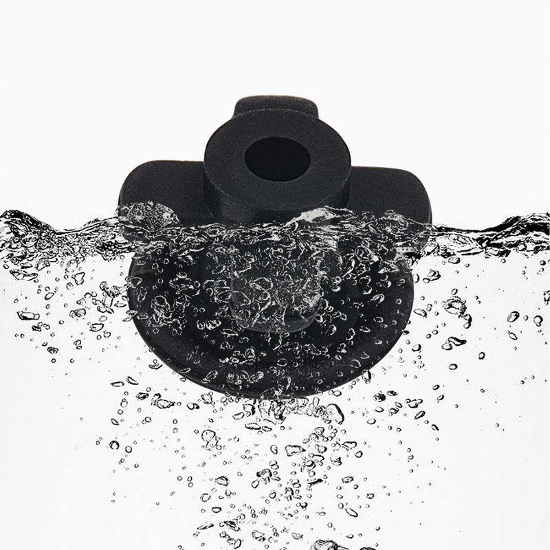 [Australia] - Replacement Tank Valves 6 Pack Compatible with Water Flossers WP900, WP112, WP250, WP300, Ultra, Nano, Traveler, VAVA, H2o (Black) Black 