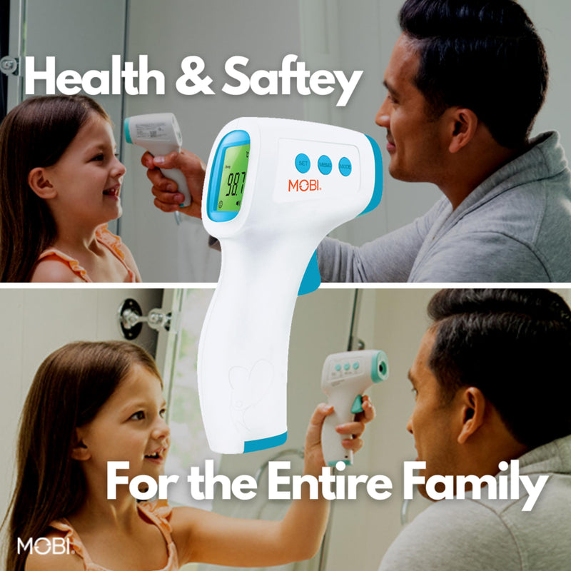 [Australia] - MOBI - Non-Contact Forehead Digital Thermometer with Object Temperature Mode - Touchless Fever Thermometer 