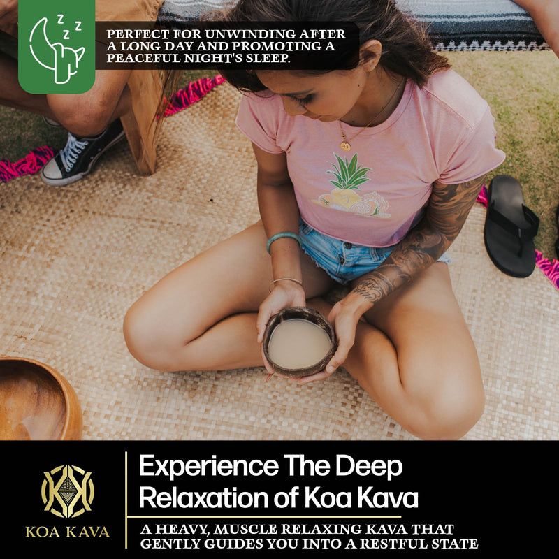 [Australia] - Vanuatu Koa Kava Kava Powder - Premium Noble Waka Kava Tea made from Lateral Roots in Vanuatu for Authentic Relaxation. 1 Pound Bag 
