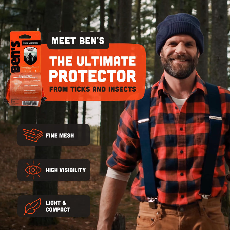 [Australia] - Ben's InvisiNet Head Net - (Pack of 2) 