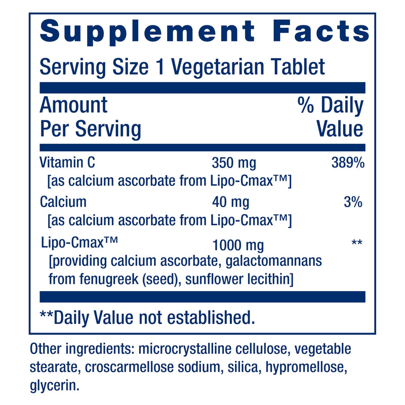 Life Extension Vitamin C 24-Hour Liposomal Hydrogel™ Formula, absorbs Better Than Standard Vitamin C, up to 24 Hours, get The Most Out of Your Vitamin C, Gluten-Free, Non-GMO, Vegetarian, 60 Tablets
