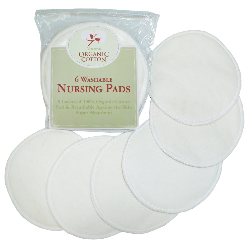[Australia] - TL Care Twin Pack Nursing Pads Made with Organic Cotton, Natural Color, 12 Count 