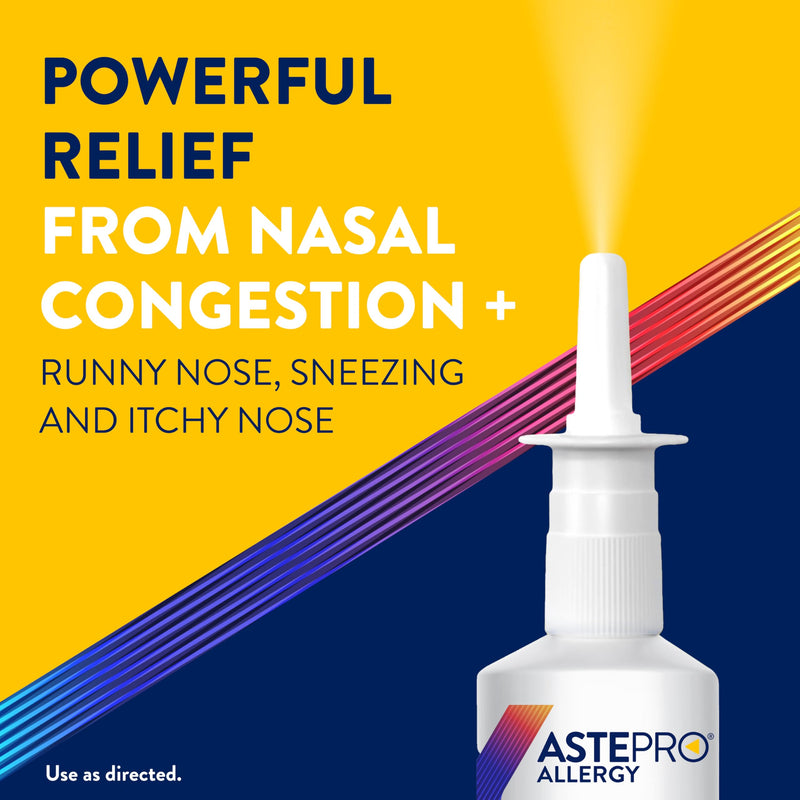 [Australia] - Astepro Nasal Spray and Tissue Bundle, 24-Hour Allergy Relief, Steroid-Free Azelastine HCI, Nasal Congestion, Runny & Itchy Nose, 200 Metered Sprays (Packaging May Vary) 200 Count Bundle 