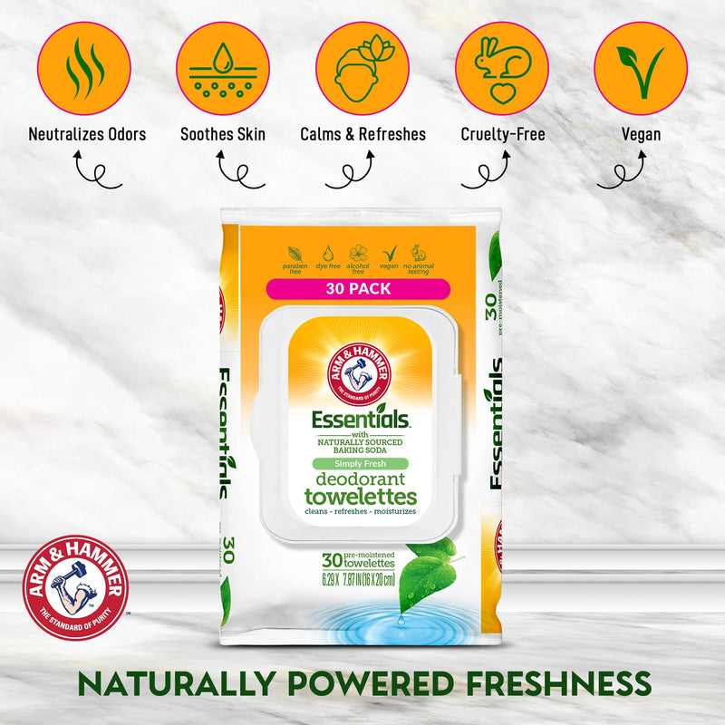 [Australia] - Feminine Wipes for Women - Simply Fresh 30 Wipes for Women - 1 Pack Bathroom Wipes - Premium Female Wipes - Wipes for Women 1 Count (Pack of 1) 