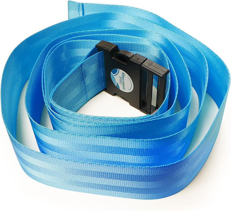 [Australia] - xuesong Extremity Mobilization Belt, Strap, Band Intended for Physical Therapy, Rehab, Stretching, Manual Traction, and Mobility with Pad Blue 