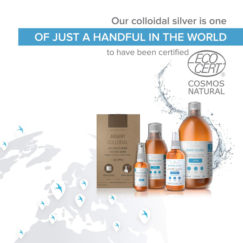 [Australia] - Colloidal Silver Liquid 10 fl oz & Spray to Fill ‚óè Bioactive Hydrosol Silver Water ‚óè Natural Immune Support Nano Sol Supplement Solution ‚óè Ionic Minerals 40 PPM ‚óè Organic Structured Plata Coloidal 10 Fl Oz (Pack of 1) 
