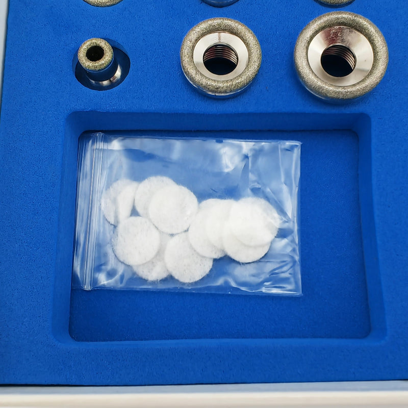 Elitzia 9 Tips 3 Wands Quality Diamond Dermabrasion Replacements Remove Wrinkles Blackheads Fine Lines ETL06A (Aluminium) Aluminium