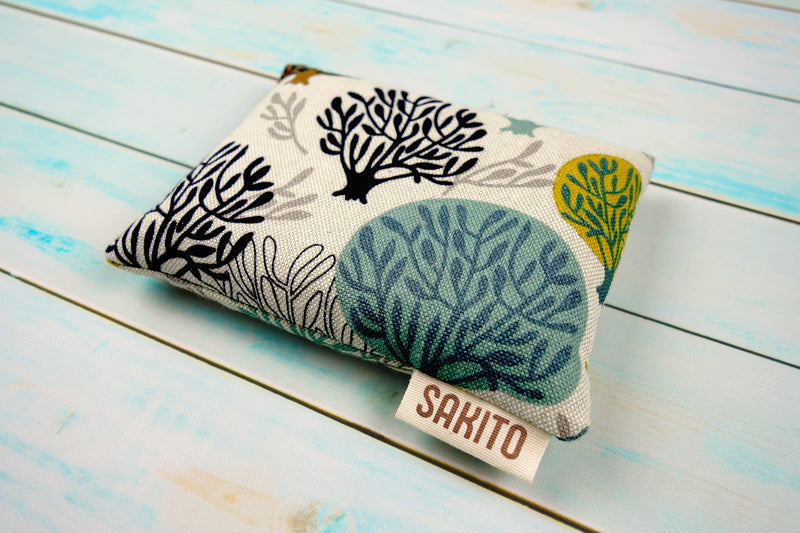 [Australia] - 2(pcs) grain pillow microwave (14x10 cm) - heat pillow microwave - microwave-safe heat pillow for children - grain pillow small - grain pillow neck - heat-cold therapy - wheat and lavender trees 