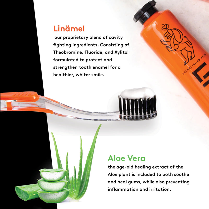 LINHART Whitening Toothpaste – Teeth Whitening, Enamel Strengthening Toothpaste with Mint Flavor (2 Pack) 3.4 Ounce (Pack of 2)