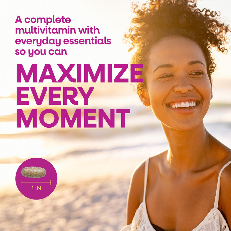 Nature's Way Alive! Complete Multivitamin for Women, Daily Vitamin, 50 ct | Women’s Vitamin Tablets Supports Cellular Energy Metabolism, Hair, Skin & Nails*, B-Vitamins, with Superfood Antioxidants 50 Count (Pack of 1)