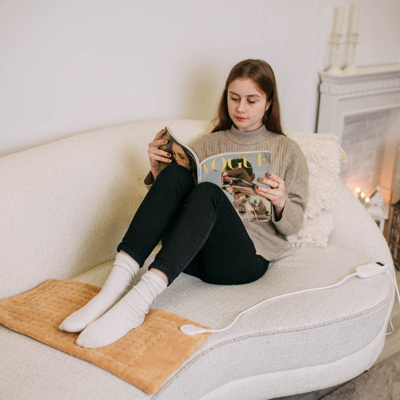 [Australia] - GESBERG heating pad with 9 temperature levels, Turbo Heat, heating pad for the cervical and lumbar spine 30 x 60 cm - Electric heat pad with overheating protection, automatic switch-off, washable 