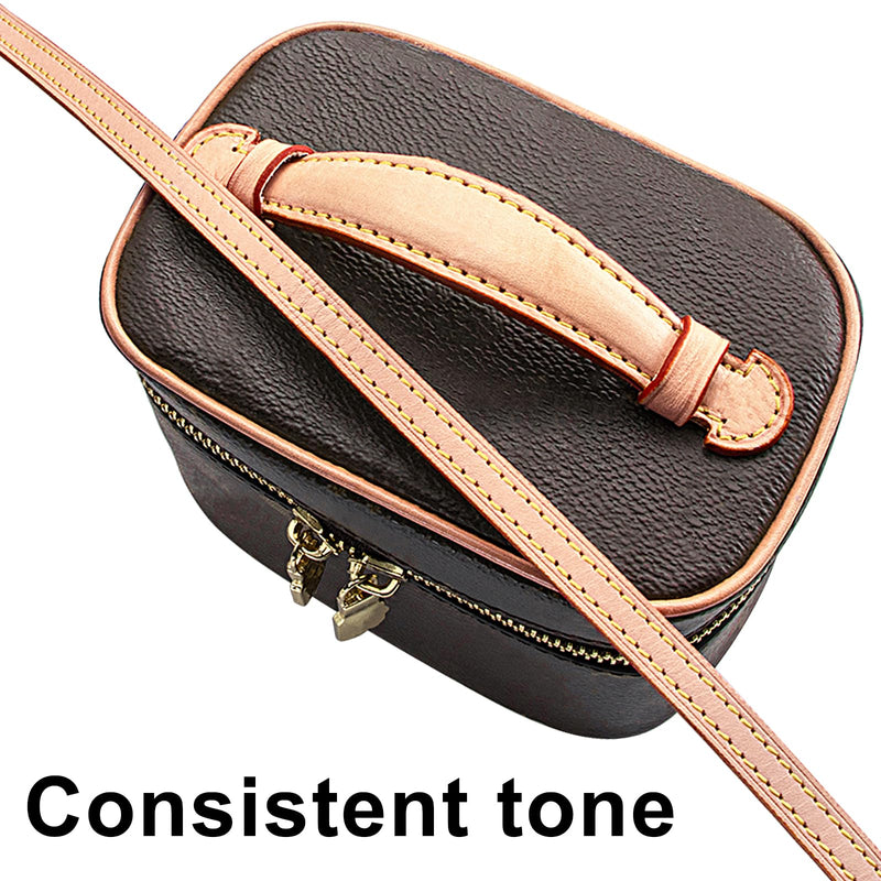 Genuine Vachetta Leather Strap Replacement Adjustable Crossbody Handbag Shoulder Purse Strap for Speedy Bags(APRICOT-Width:0.43in,Adjustable Length:39.4-47.2in) Apricot-width:0.43in&adjustable Length:39.4-47.2in