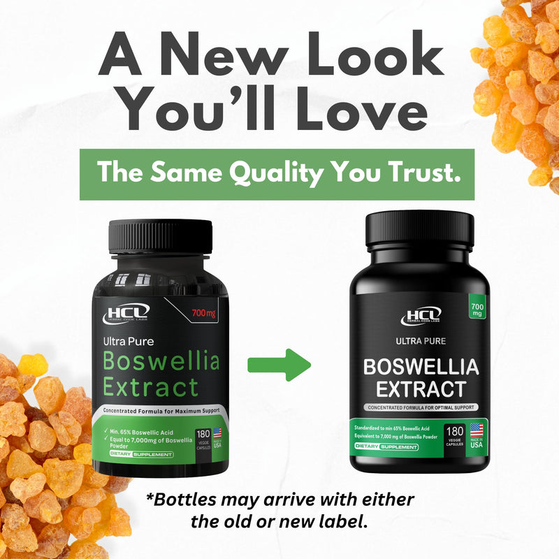 [Australia] - Boswellia Serrata Extract Capsules 65% Boswellic Acid 700mg Equal to 7000mg Resin Powder, Extra Strength & Superior Absorption, 6 Month Supply 180 Vegan Capsules Non-GMO 