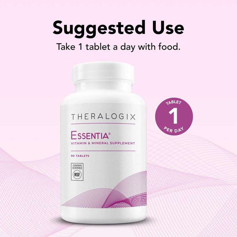 Theralogix Essentia Women's Multivitamin – Daily Wellness, NSF Certified | Supports healthy metabolism, brain function & immune health in women.*