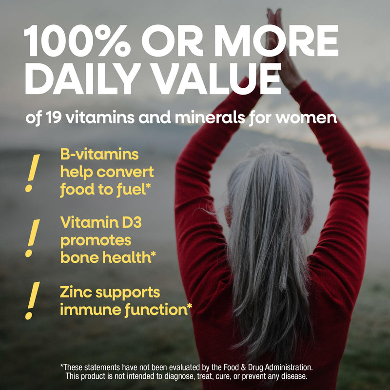 Nature's Way Alive! Women’s 50 Plus Complete Multivitamin Tablets, 50 ct | Daily Vitamin for Women 50 +, Supports Healthy Heart, Bones, and Brain Function*, with Superfood Antioxidants(1) 50 Count (Pack of 1)