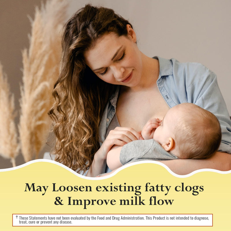 [Australia] - Milk Sunflower Lecithin Softgels - Natural Lactation Support & Duct Relief for Breastfeeding Moms - 1200mg, 100 Softgels - Unblock Clogs, Enhance Milk Flow, Rich in Fatty Acids & Choline 