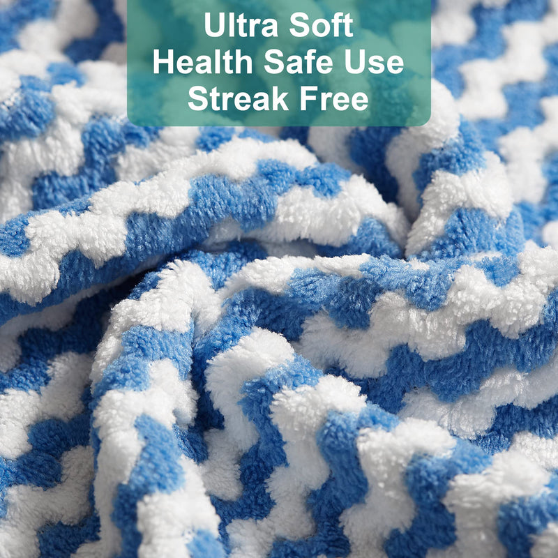 [Australia] - JOYMOOP Microfiber Cleaning Cloth, Kitchen Towels for Dish Drying Washing, Absorbent Streak Free Lint Free Rags for Cleaning, Reusable and Washable Towels-18 Pack,10"x10" 10"x10"-18pack Mixed [Pink+blue+green] 