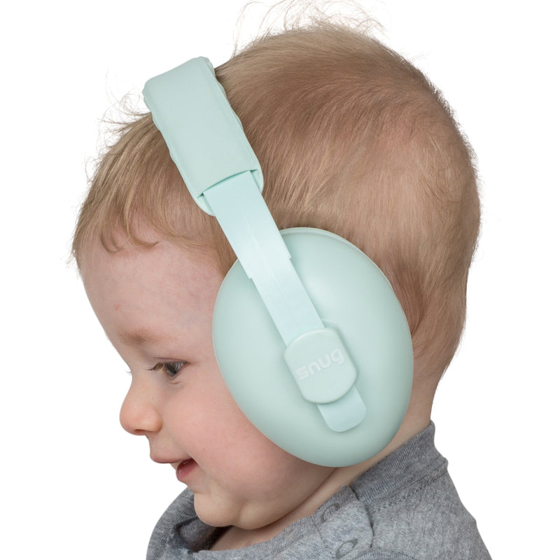 [Australia] - Snug Baby Earmuffs, Best Toddler & Infant Hearing Protection Ages 0-2+ Ear Protection for Babies (Aqua) 